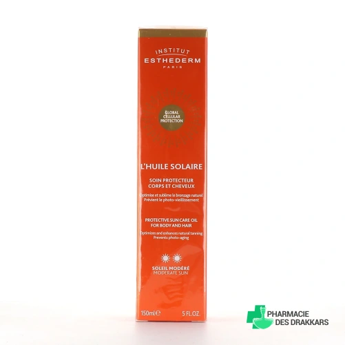 Institut Esthederm Huile Solaire Corps Et Cheveux