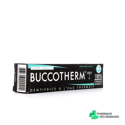 Buccotherm Dentifrice à l'Eau Thermale Blancheur Charbon