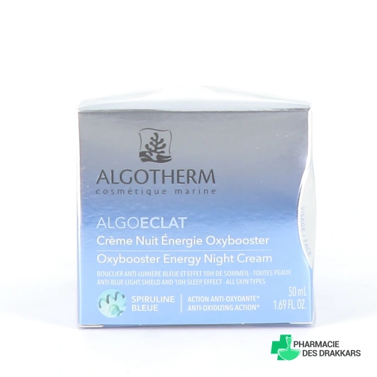 Algotherm Algoeclat Crème nuit Energie Oxybooster