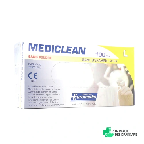 Gants d'Examens Latex Non Poudrés
