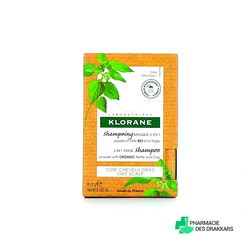Klorane Shampoing Masque Ortie 2-en-1