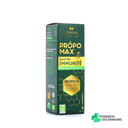 Lehning Propomax Immunité Prépare les Défenses Extrait de Propolis Bio