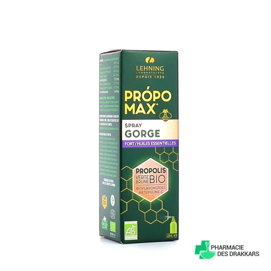 Lehning Propomax Spray Gorge Fort Propolis Bio