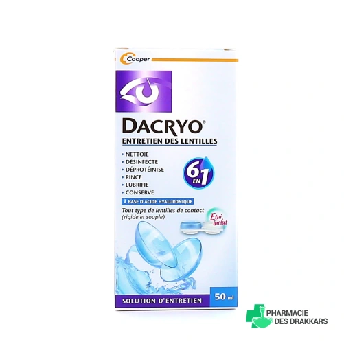 Dacryo Entretien des Lentilles 6-en-1