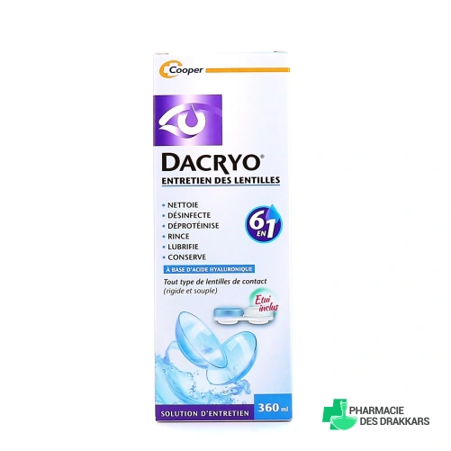 Dacryo Entretien des Lentilles 6-en-1