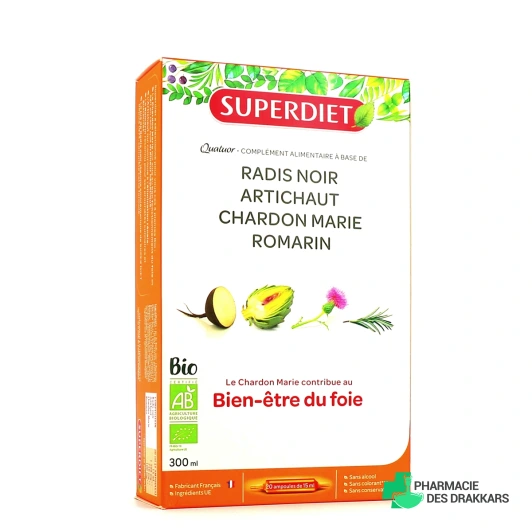Super Diet Quatuor Bien-Être du Foie Bio
