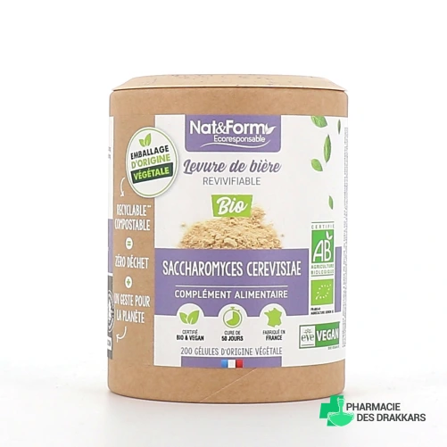 Nat & Form Levure de Bière Revivifiable Bio