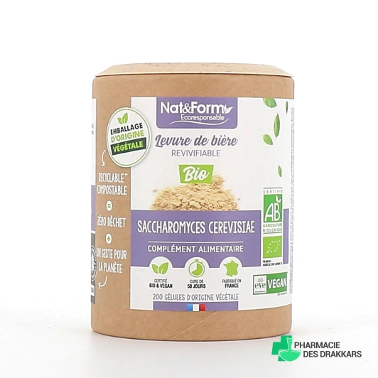 Nat & Form Levure de Bière Revivifiable Bio