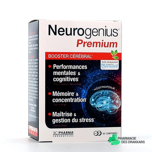 Neurogenius Premium Booster Cérébral
