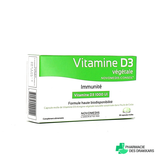 Vitamine D3 Végétale Novomedis