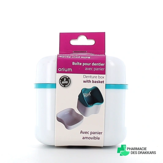 Boite pour Dentier avec Panier