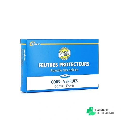 M.O. Cochon Feutres protecteurs Cors et Verrues 16 unités