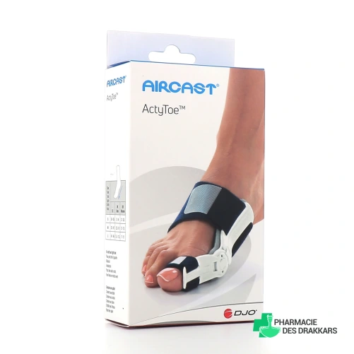 Attelle Aircast ActyToe Orthèse Hallux Valgus