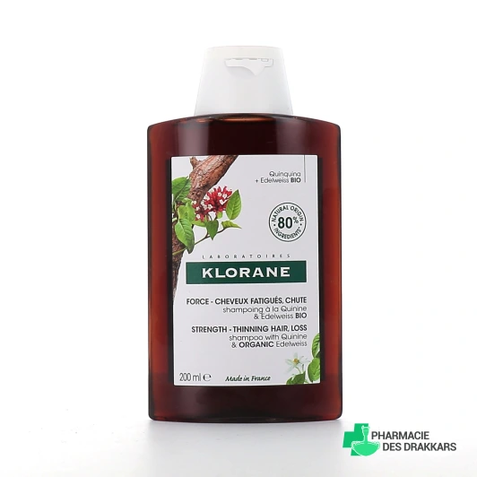 Klorane Shampoing à la Quinine et Edelweiss Bio