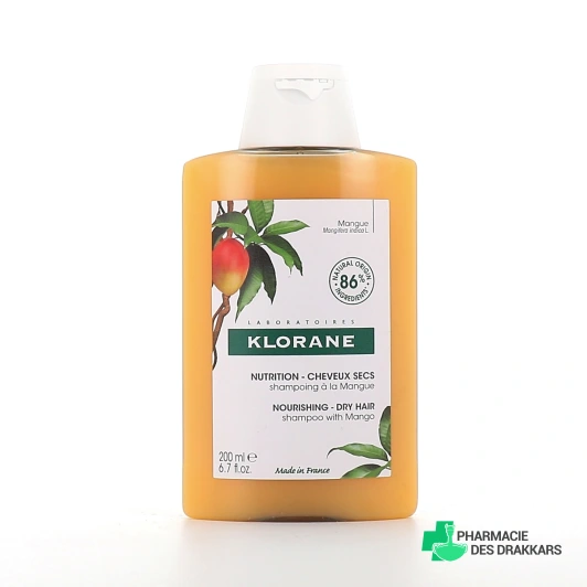 Klorane Shampoing Nutrition Cheveux Secs Mangue
