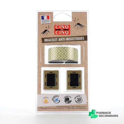 Cinq sur Cinq Bracelet Anti-Moustiques