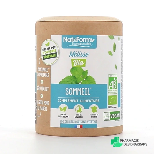 Nat & Form Mélisse Bio Sommeil