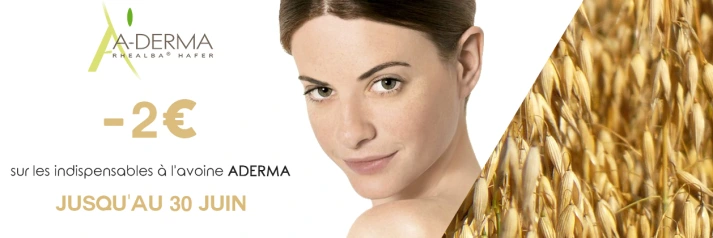 -2€ sur les Indispensables à l'Avoine d'Aderma !