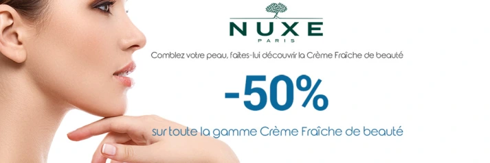 Nuxe : -50% sur toute la gamme Crème Fraîche de beauté