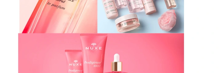 Nuxe very rose + huile prodigieuse florale + prodigieuse boost