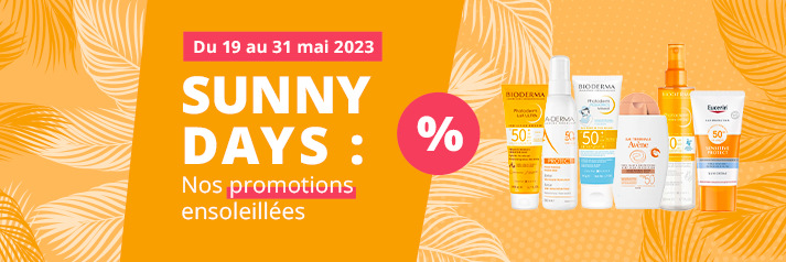 Sunny Days : nos promotions ensoleillées !