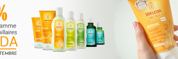 Weleda : -20% sur tous les produits capillaires !