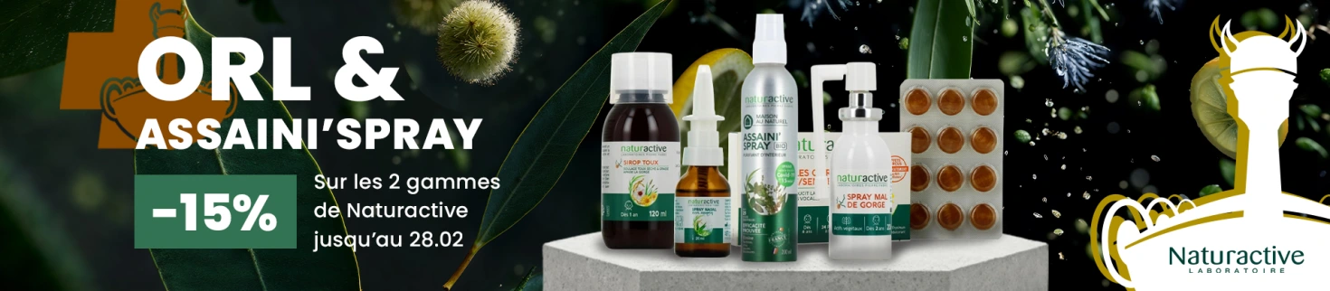 Orl & Assaini'Spray Naturactive